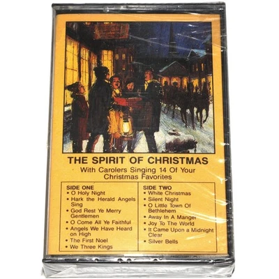 The Spirit Of Christmas with Carolers Singing 14 of Your Favorites Cassette NEW Foto 1 de 4