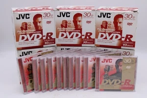 10-Pack JVC Mini DVD-R Discs - NEW Sealed - 1.4GB Data 30 Min for Sony Handycam - Picture 1 of 9