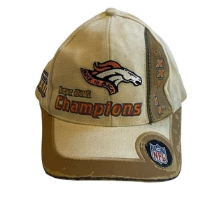Denver Broncos Super Bowl XXXIII Campeones Sombrero NFL Gorra Ajustable - Imagen 1 de 10
