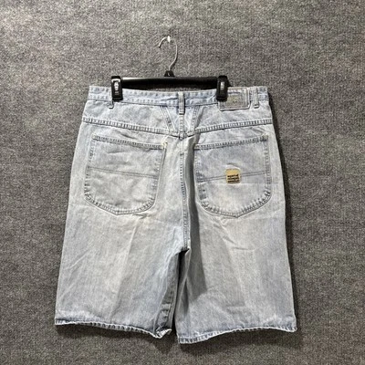 Pantalones Cortos de Jean Sueltos Vintage Y2K Marithe Francois Girbaud Talla 38 Azul THRASH Foto 1 de 4