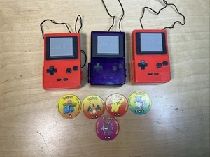 3 Pokémon BATT Poke Gameboy TOMY Poke Ball BLASTER mit seltener Battle Disc - Bild 1 von 14