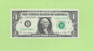 1969D ..UNCIRC 1 $ E 8243 7965 A .... 1969D 1 $ E-A NICE NOTE FRN - Bild 1 von 2