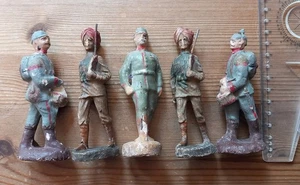 alte Soldaten - Figuren aus MASSE von ELASTOLIN & LINEOL: große Soldaten (10cm) - Bild 1 von 1