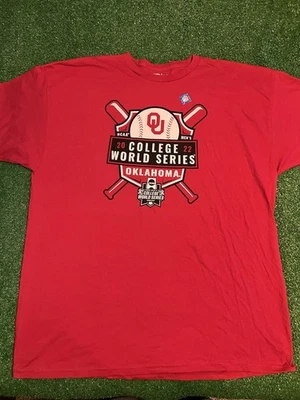 Men’s XXL Oklahoma Sooners Shirt College World Series “Oklahomaha” - Image 1 of 4