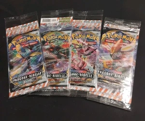 🔥ARTSET FRAGORE RIBELLE🔥4 BUSTINE SIGILLATE GEDIS🔥POKEMON ITA🔥 - Picture 1 of 5