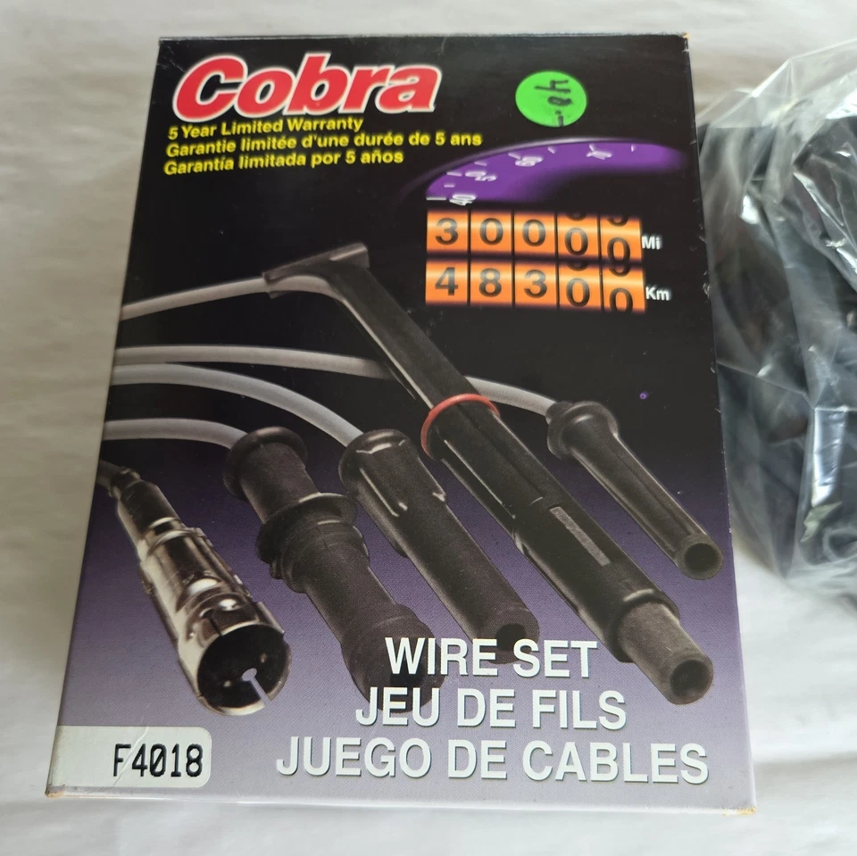 Juego de cables de bujía para Ford Mustang 1994-1995 5,0 L V8 marca Cobra Foto 1 de 4