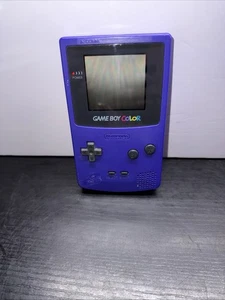 Nintendo GameBoy Color GBC Grape Handheld - Picture 1 of 10