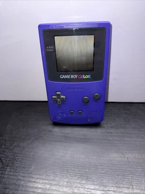 Nintendo GameBoy Color GBC Grape Handheld - Image 1 of 4