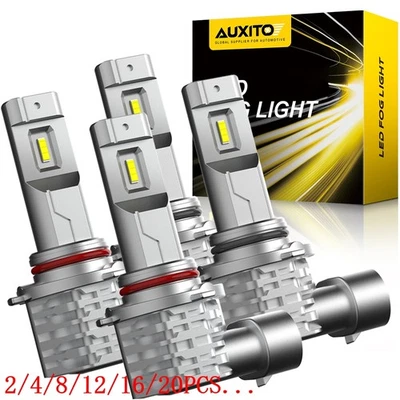 AUXITO Combo 9005+9006 LED Headlight Kit Bulbs High Low Beam White 80000LM 4/20X - Imagem 1 de 4