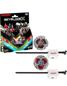 Beyblade X Transformers Collab Optimus Prime 4-60P vs Megatron Kreisel NEU - Bild 1 von 3