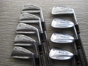 WILSON STAFF DYNAPOWER FLUIDFEEL 2-Pw IRON SET STAFF PRO Golf Clubs MEN RH - Picture 1 of 10