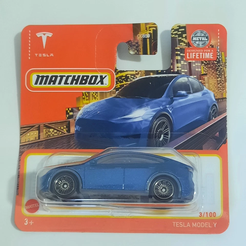Matchbox Mattel 2024 Tesla Model Y 3/100 - Immagine 1 di 1