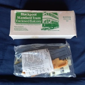 VINTAGE BOXED JR HADFIELD MODEL KIT, 4MM SCALE, BLACKPOOL STANDARD TRAM - Picture 1 of 5