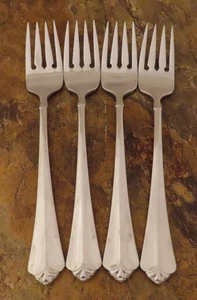 Oneida Juilliard Würfel 4er Set Salatgabeln Edelstahl Besteck Posten H - Bild 1 von 4