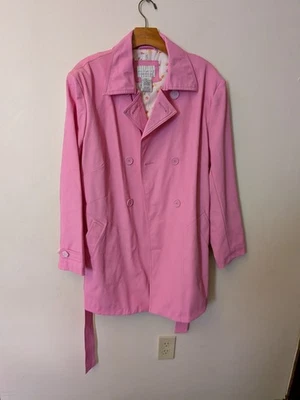 Vintage WHITE STAG Womens  Pink Rain Coat Plus Sz 1x Nwot - Image 1 of 3