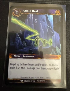Chain Heal War of the Elements WOW World of Warcraft TCG trading card game - Picture 1 of 1