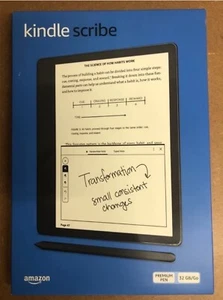 GENUINE SEALED 64GB Amazon Kindle Scribe Digital Notebook eBook Reader And Pen - Picture 1 of 4