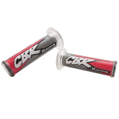 Manillar 22mm Izquierdo Derecho Delantero Rojo Para Honda CBR 7/8" Goma Foto 1 de 3