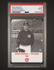 1984 Rock's Wichita Aeros John Franco PSA 9 Mint