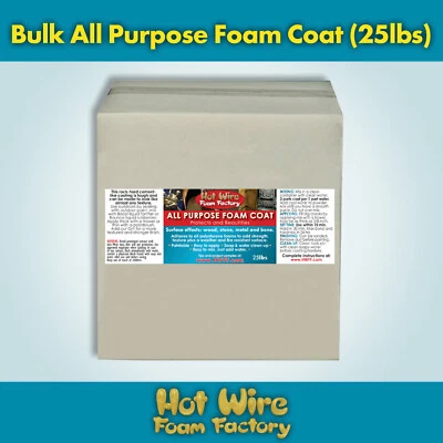 Hot Wire Foam Factory All Purpose Foam Coat 25lb #025ECO-25 - Image 1 of 4