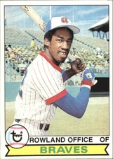 1979 Topps Atlanta Braves Baseball Card #132 Rowland Office - NM-MT 