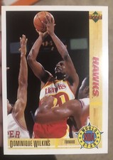 1991-92 Upper Deck  Dominique Wilkins International#190 HOF RARE!!!