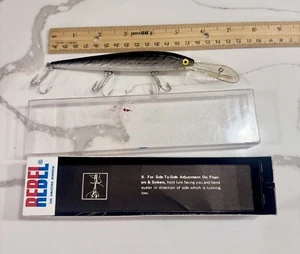 Vintage Rebel MINNOW Fishing Lure 7” Striper Lure DR-2301SW Silver Never Used? - Picture 1 of 8