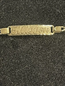 10k Tri Color ID Bracelet #107581-7 MGC - Picture 1 of 8
