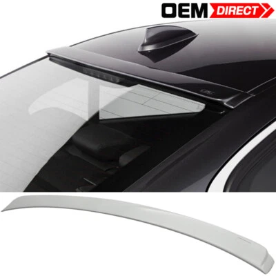 Fits 12-18 BMW 3 Series F30 Ac Style Roof Spoiler ABS Painted Alpine White #300 - Image 1 of 4