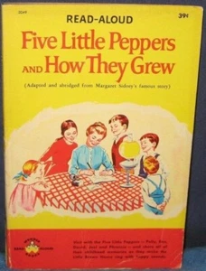 "FIVE LITTLE PEPPERS & HOW THEY GREW" - #2049 - 1964 - Read Aloud Wonder Book - Picture 1 of 1