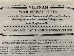 Vintage VIETNAM WAR NEWSLETTER Feb 1984 Vol 4 No 60 for Veterans - Picture 1 of 3