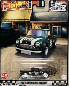 HOT WHEELS BOULEVARD ‘65 Austin Mini Pickup Green #48 2022 New - Picture 1 of 1