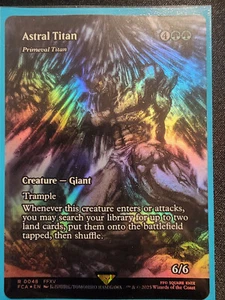 Astral Tiran - Primeval Titan (Showcase) Final Fantasy: Through the Ages Foil - Picture 1 of 1