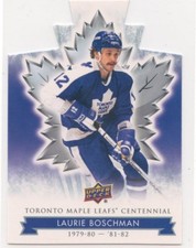 2017 UPPER DECK TORONTO MAPLE LEAFS CENTENNIAL DIE-CUT #93 LAURIE BOSCHMAN 49714