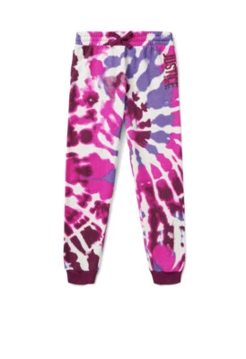 Pantalones deportivos Justice para niñas talla 12-14 de vellón tie dye nuevos con etiquetas Foto 1 de 4