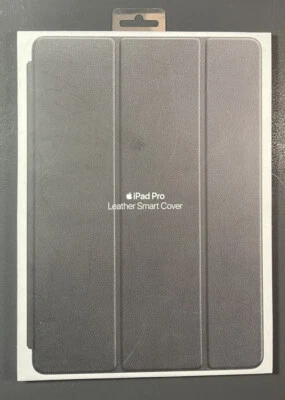 Official Apple iPad Pro 10.5 inch Leather Smart Cover [ Black ] NEW - Image 1 of 4