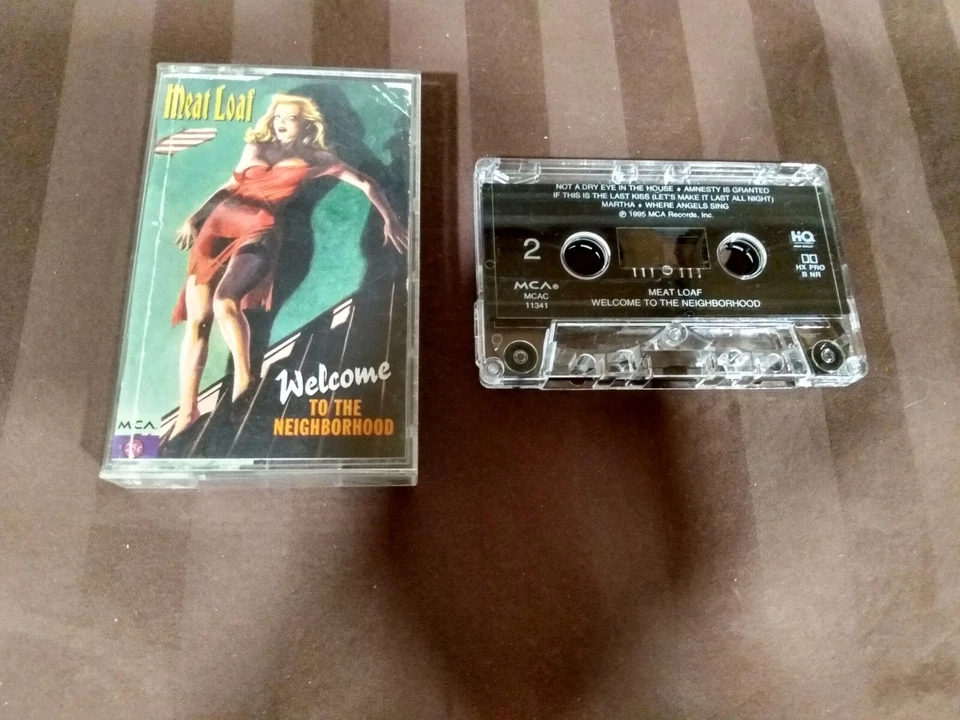Meatloaf Welcome to the Neighborhood Cassette MCA Dolby HX Pro HiQ  - Image 1 of 1