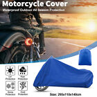 XXXL Motorcycle Cover Moto Cover Universal Scooter Waterproof Protection Blue