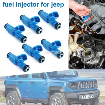 6x For Bosch 2002-2003 Jeep Liberty 3.7L V6 Upgrade Fuel Injector EFI 0280155972 Foto 1 de 4