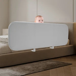 Modern Bed Rail Guard,Toddler Bed Rails, Foldable Bed Rail Guard, Wear-Resistant - Picture 1 of 19