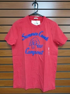Abercrombie & Fitch Short sleeve Red color for man Size L Free Shipping! - Picture 1 of 3