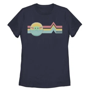 Grogu Baby Yoda Mandalorian The Child XL Star Wars NUEVO CON ETIQUETAS Mujer Camiseta Azul - Imagen 1 de 2
