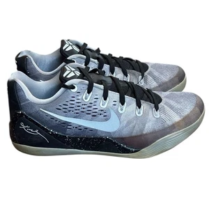 Nike Kobe 9 IX EM Premium Metallic Silver Sneakers 652908-001 Men’s 9 Rare - Picture 1 of 14
