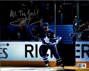 JOHN TAVARES SIGNED 8X10 PHOTO BECKETT BAS COA TORONTO MAPLE LEAFS 4 - Picture 1 of 1