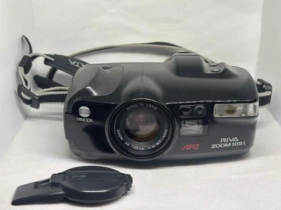 Minolta Riva Zoom 105i 35mm Film Camera - Working - Image 1 of 4