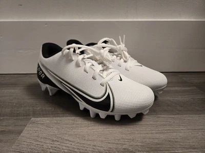 Nike Vapor Edge Varsity Kids Football Cleats Cl4758-100 Black & White Sz 4Y - Image 1 of 4