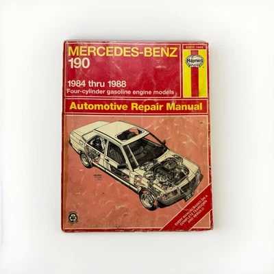 Mercedes-Benz 190 1984-1988 taller reparación manual cableado diagramas motor aire acondicionado Foto 1 de 4