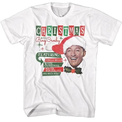 Camisa Feliz Navidad Bing Crosby Tour Unisex Todas las Tallas 24D538 Foto 1 de 3