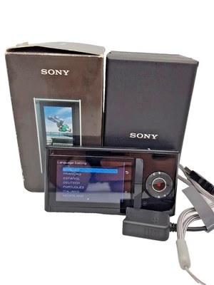Sony Bloggie MHS-FS1 HD Digital Still Camera Video Camcorder BLACK USB 5MP New - Image 1 of 4