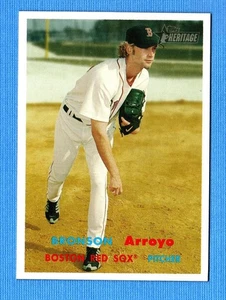 2006 Topps Heritage #287 Bronson Arroyo SP Boston Red Sox - Picture 1 of 1